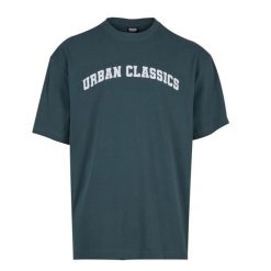 Męska Koszulka Z Logo Uczelni. Zielone koszulki sportowe męskie Urban Classics, m, bez wzorów, bez kołnierzyka, bez ramiączek, trekkingowe. Za 84.99 zł.