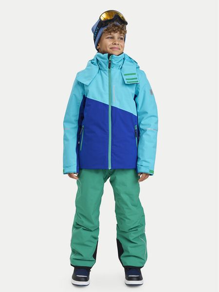 Reima Spodnie zimowe Proxima 5100099B Zielony Regular Fit. Zielone buty zimowe chłopięce Reima, bez wzorów, z syntetyku, bez zapięcia. Za 359.99 zł.