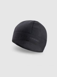 4F Czapka trekkingowa polarowa Polartec uniseks - czarna S/M. Czarne czapki i kapelusze męskie 4f, na zimę, bez wzorów, z materiału, biznesowe. Za 89.99 zł.