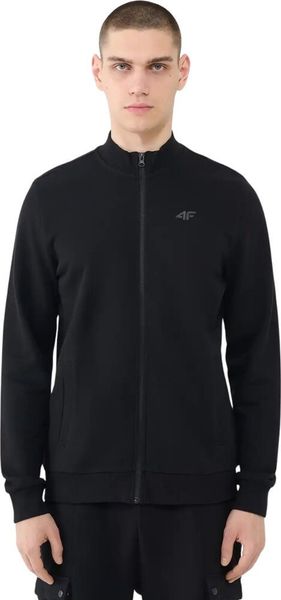 Bluza męska 4F M1463 czarna 4FWMM00TSWSM1463 20S L. Czarne bluzy męskie 4f, l, bez wzorów, bez kaptura. Za 170.18 zł.