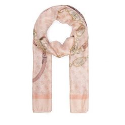 Szal Guess. Czerwone szaliki i chusty damskie Guess, z aplikacjami. Za 154.99 zł.
