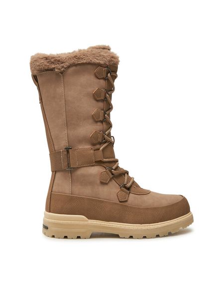 Kimberfeel Śniegowce Adara Brązowy. Brązowe śniegowce i trapery damskie Kimberfeel, ze skóry. Za 499.99 zł.