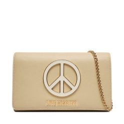 Torebka LOVE MOSCHINO. Białe kopertówki damskie Love Moschino, bez wzorów, bez dodatków. Za 789.99 zł.