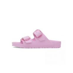 Klapki damskie Birkenstock Arizona. Czerwone klapki damskie Birkenstock, bez wzorów, z gumy, klasyczne, bez obcasa. Za 426.00 zł.