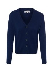 Marie Lund sweter z czystego kaszmiru Kobiety Kaszmir niebieski, XXL. Niebieskie swetry damskie Marie Lund, xxl, bez wzorów, z kaszmiru, biznesowe, bez kołnierzyka, bez ramiączek, bez kaptura. Za 799.95 zł.