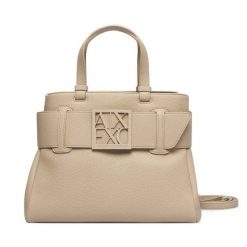 Torebka Armani Exchange. Brązowe torebki do ręki damskie Armani Exchange, bez wzorów, klasyczne, bez dodatków. Za 729.99 zł.