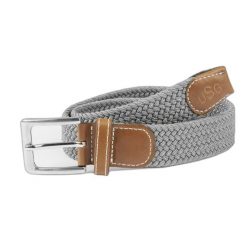 Plecione paski, elastyczny materiał USG Casual. Szare paski damskie USG, bez wzorów, z materiału, casualowe. Za 128.50 zł.