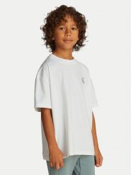 Calvin Klein Jeans T-Shirt Miami IB0IB02449 Biały Relaxed Fit. Białe t-shirty dla chłopców Calvin Klein Jeans, bez wzorów, z bawełny, bez ramiączek. Za 99.99 zł.