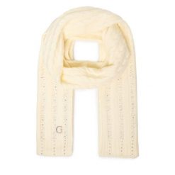 Szalik Guess. Białe szaliki i chusty damskie Guess, z aplikacjami. Za 279.99 zł.