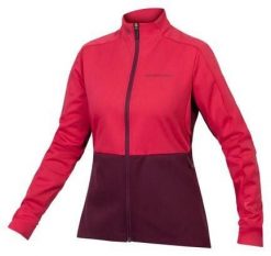 Damska bluza dresowa Endura Windchill II. Czerwone bluzy damskie ENDURA, na zimę, m, bez wzorów, z dresówki, bez kaptura. Za 641.00 zł.