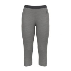 Legginsy termoaktywne damskie Odlo MERINO 200 base layer 3 /4 bottoms. Szare bielizna termoaktywna damska Odlo, bez wzorów. Za 336.45 zł.
