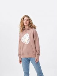 Sprandi Bluza SP22-BLD120 Brązowy Relaxed Fit. Brązowe bluzy damskie Sprandi, xs, bez wzorów, z bawełny, bez kaptura. Za 199.99 zł.