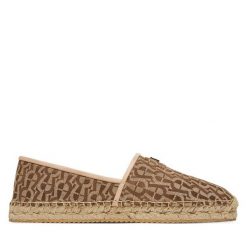 Espadryle Aigner. Brązowe espadryle damskie Aigner, bez wzorów, bez obcasa, bez zapięcia. Za 829.99 zł.