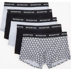 5 pack bokserek - Czarny. Czarne bokserki męskie Reserved. Za 69.99 zł.