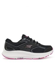 Skechers Buty do biegania GO RUN Consistent 2.0 128606/BKFS Czarny. Czarne obuwie sportowe damskie Skechers, bez wzorów, z materiału, do biegania. Za 259.99 zł.