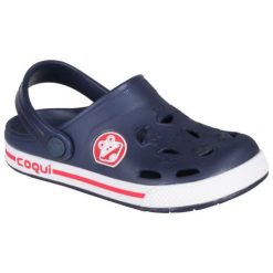 Coqui Sandały Chłopięce Froggy 30.5 Niebieskie. Niebieskie sandały chłopięce Coqui, bez zapięcia. Za 59.00 zł.