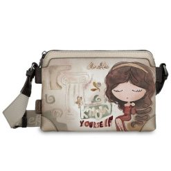 Beżowa Damska Torebka Anekke Edycja Limitowana. Brązowe listonoszki damskie Anekke, z aplikacjami, zdobione, bez dodatków. Za 339.00 zł.