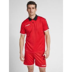 Polo Hummel hmlAUTHENTIC Functional. Białe koszulki polo męskie Hummel, m, bez wzorów, eleganckie, bez ramiączek. Za 163.55 zł.