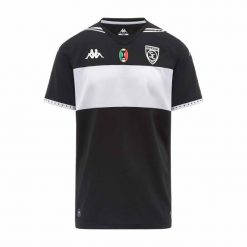 Zewnętrzny strój Spezia Calcio 2026. Białe koszulki sportowe męskie Kappa, bez wzorów, bez kołnierzyka, bez ramiączek, do piłki nożnej. Za 442.00 zł.