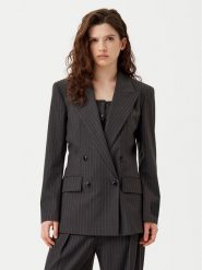 HUGO Marynarka Azenia 50530987 Szary Regular Fit. Szare żakiety damskie Hugo, bez wzorów, z syntetyku. Za 799.99 zł.