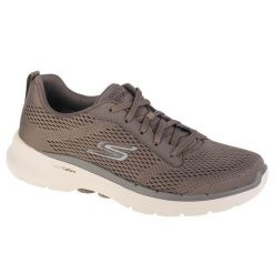 Buty sportowe Sneakersy męskie, Skechers Go Walk 6 Avalo. Brązowe buty sportowe męskie Skechers, bez zapięcia, trekkingowe. Za 269.99 zł.