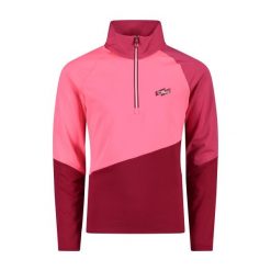Damska polarowa bluza softtech pół-zip CMP. Czerwone bluzy damskie CMP, m, bez wzorów, z polaru, bez kaptura, narciarskie. Za 143.70 zł.
