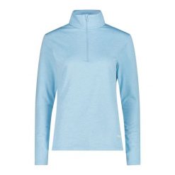 Damski sweter z golfem z jerseyu CMP. Niebieskie swetry damskie CMP, bez wzorów, z jersey, sportowe, bez kołnierzyka, bez ramiączek, bez kaptura. Za 308.00 zł.
