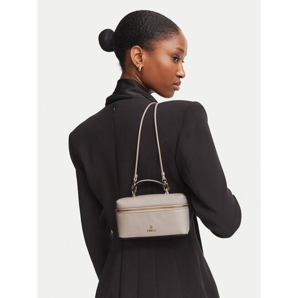 Torebka Furla. Szare torebki do ręki damskie Furla, bez wzorów, bez dodatków. Za 944.99 zł.