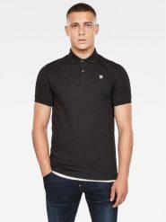 G-Star Raw Polo D11595-5864-6484 Granatowy Regular Fit. Niebieskie koszulki polo męskie G-Star Raw, m, bez wzorów, z bawełny, retro, bez ramiączek. Za 279.99 zł.