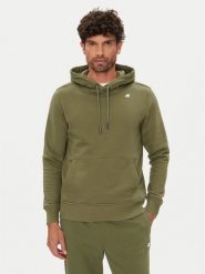 K-Way Bluza Barnie K31365W Zielony Regular Fit. Zielone bluzy męskie K-Way, l, bez wzorów, z bawełny, bez kaptura. Za 419.99 zł.
