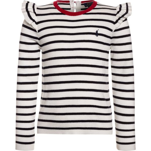 Ralph Navy Polo Lauren Sweter Creamhunter Stripe Clubhouse hQdsxtrC