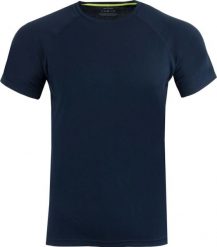 T-shirt sportowy męski Jumper granatowy. Niebieskie bluzy męskie Givova, na lato, m, bez wzorów, z materiału, klasyczne, bez kołnierzyka. Za 40.09 zł.