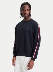 Tommy Hilfiger Bluza UM0UM03943 Granatowy Regular Fit. Niebieskie bluzy męskie Tommy Hilfiger, m, bez wzorów, z bawełny, bez kaptura. Za 369.99 zł.