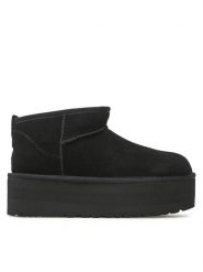 Ugg Śniegowce W Classic Ultra Mini Platform 1135092 Czarny. Czarne śniegowce i trapery damskie UGG, ze skóry. Za 739.99 zł.