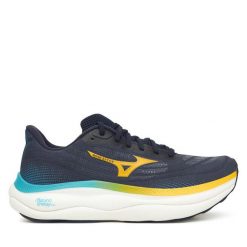 Buty do biegania Mizuno. Czarne buty sportowe męskie Mizuno, bez zapięcia, do biegania, mizuno wave. Za 559.99 zł.