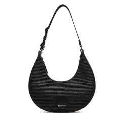 Torebka Karl Lagerfeld Jeans. Czarne torebki do ręki damskie Karl Lagerfeld Jeans, bez wzorów, z jeansu, klasyczne, bez dodatków. Za 609.99 zł.