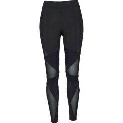 Legginsy Damskie Siatka Trójkąt Tech. Czarne legginsy damskie Urban Classics, xs, bez wzorów, trekkingowe. Za 84.99 zł.