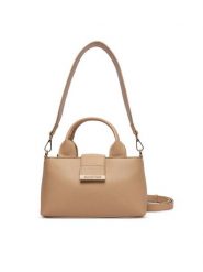 Valentino Torebka Dione Re VBS9U806 Beżowy. Brązowe torebki do ręki damskie Valentino, bez wzorów, ze skóry, bez dodatków. Za 549.99 zł.