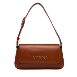 Torebka LOVE MOSCHINO. Brązowe torebki do ręki damskie Love Moschino, bez wzorów, klasyczne, bez dodatków. Za 749.99 zł.