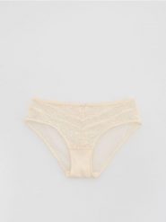 Majtki typu bikini - złamana biel. Bikini damskie Reserved, l, bez wzorów. Za 49.99 zł.