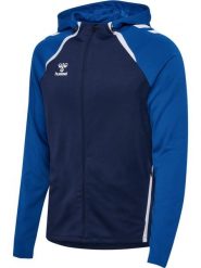 Bluza sportowa z kapturem Hummel hml Lead 2.0 Zip Hoodie. Niebieskie bluzy męskie Hummel, m, bez wzorów, z materiału, z kapturem, na fitness i siłownię. Za 219.00 zł.