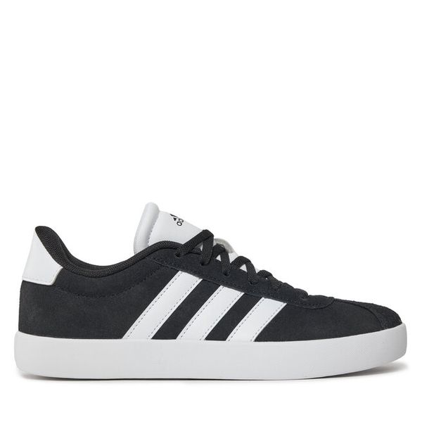 Sneakersy adidas. Czarne trampki i tenisówki chłopięce Adidas, bez wzorów, bez zapięcia. Za 219.99 zł.