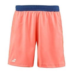 Spodenki tenisowe męskie Babolat Play Short. Brązowe koszulki sportowe męskie BABOLAT, m, bez wzorów, bez kołnierzyka, bez ramiączek, tenisowe. Za 149.99 zł.