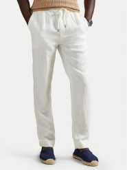 Polo Ralph Lauren Spodnie materiałowe 710940611008 Biały Tapered Fit. Białe spodnie materiałowe męskie Polo Ralph Lauren, m, bez wzorów, ze lnu. Za 1,299.00 zł.