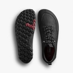 Buty damskie Vivobarefoot TRACKER LEATHER LOW WOMENS OBSIDIAN (209534-03). Czarne trekkingi damskie Vivobarefoot, trekkingowe. Za 549.00 zł.