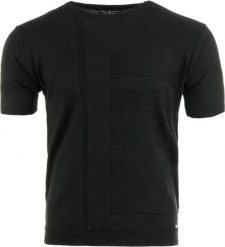 T-shirt męski Jimmy Sanders Zeus czarny. Czarne t-shirty męskie Erima, m, bez wzorów, z bawełny, eleganckie, bez kołnierzyka. Za 49.28 zł.