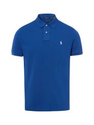 Polo Ralph Lauren koszulka polo Mężczyźni Bawełna niebieski, XL. Niebieskie koszulki polo męskie Polo Ralph Lauren, m, bez wzorów, z bawełny, eleganckie, bez ramiączek. Za 479.95 zł.