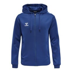 Bluza sportowa męska Hummel Zip. Białe bluzy męskie Hummel, m, bez wzorów, z polaru, bez kaptura. W wyprzedaży za 208.50 zł.