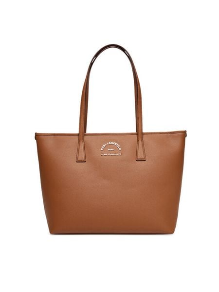 KARL LAGERFELD Torebka A3W30314 Brązowy. Brązowe torebki do ręki damskie KARL LAGERFELD, bez wzorów, ze skóry, bez dodatków. Za 539.99 zł.