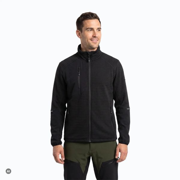 Bluza trekkingowa męska KADVA ForPeak WP. Czarne bluzy męskie KADVA, m, bez wzorów, z materiału, bez kaptura. Za 199.99 zł.